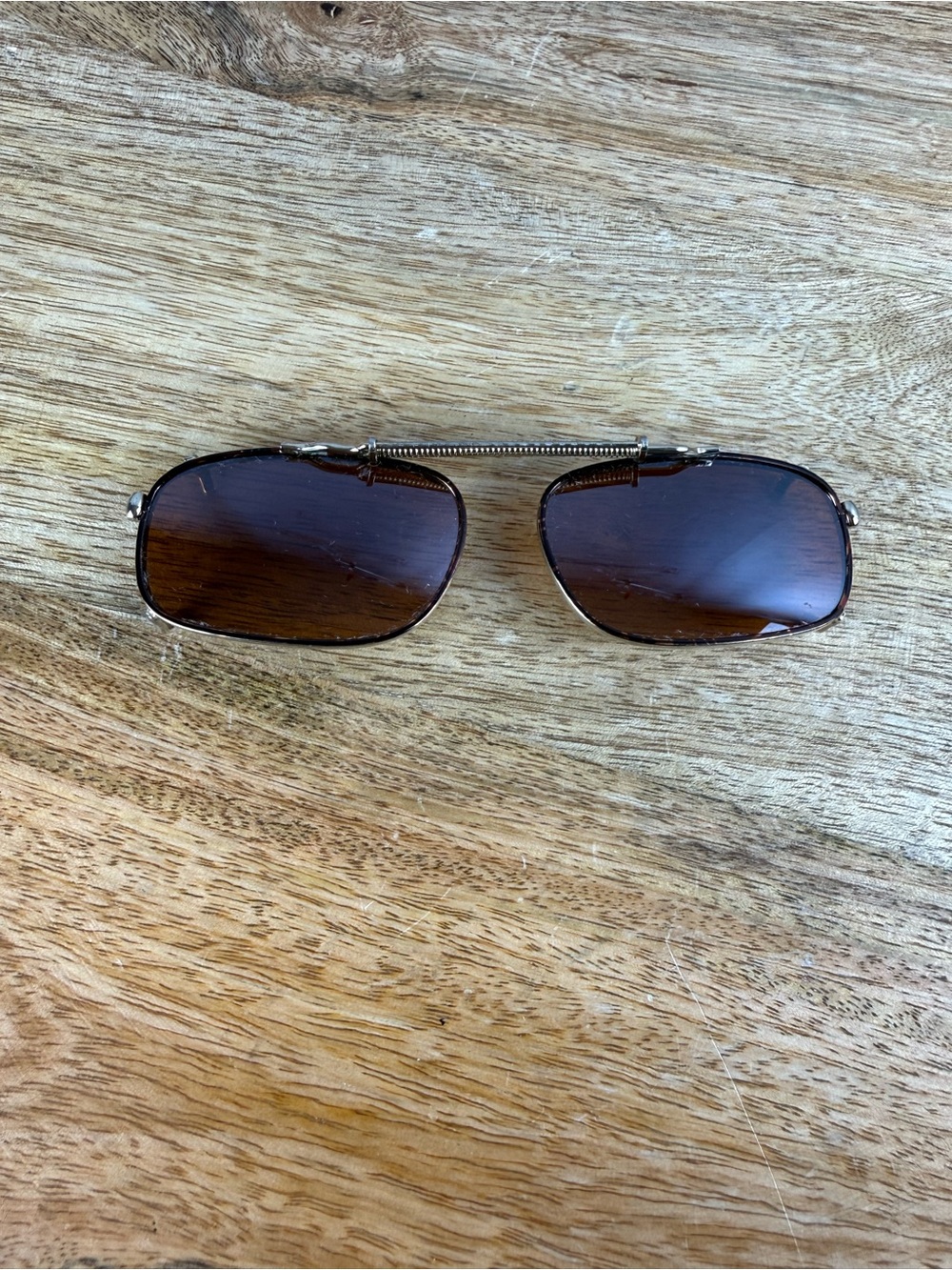 Vintage Slim Rectangle Sunglasses Y2K Brown Lens Retro